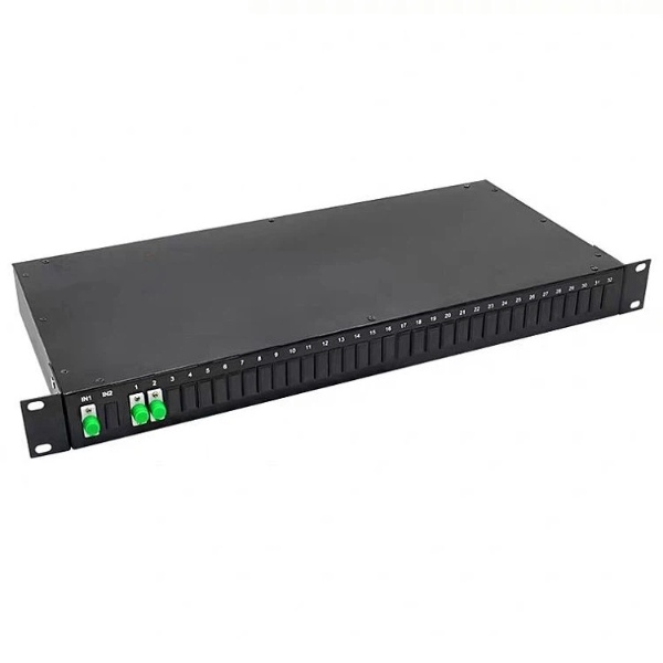 1x2 Rack Mount PLC Splitter