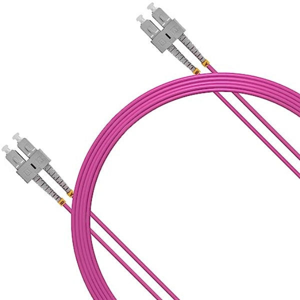 Dual SC OM4 Fiber Patch Cord