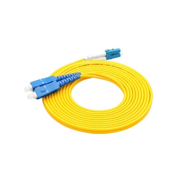 LC To SC Duplex Single Mode Fiber Patch Cord